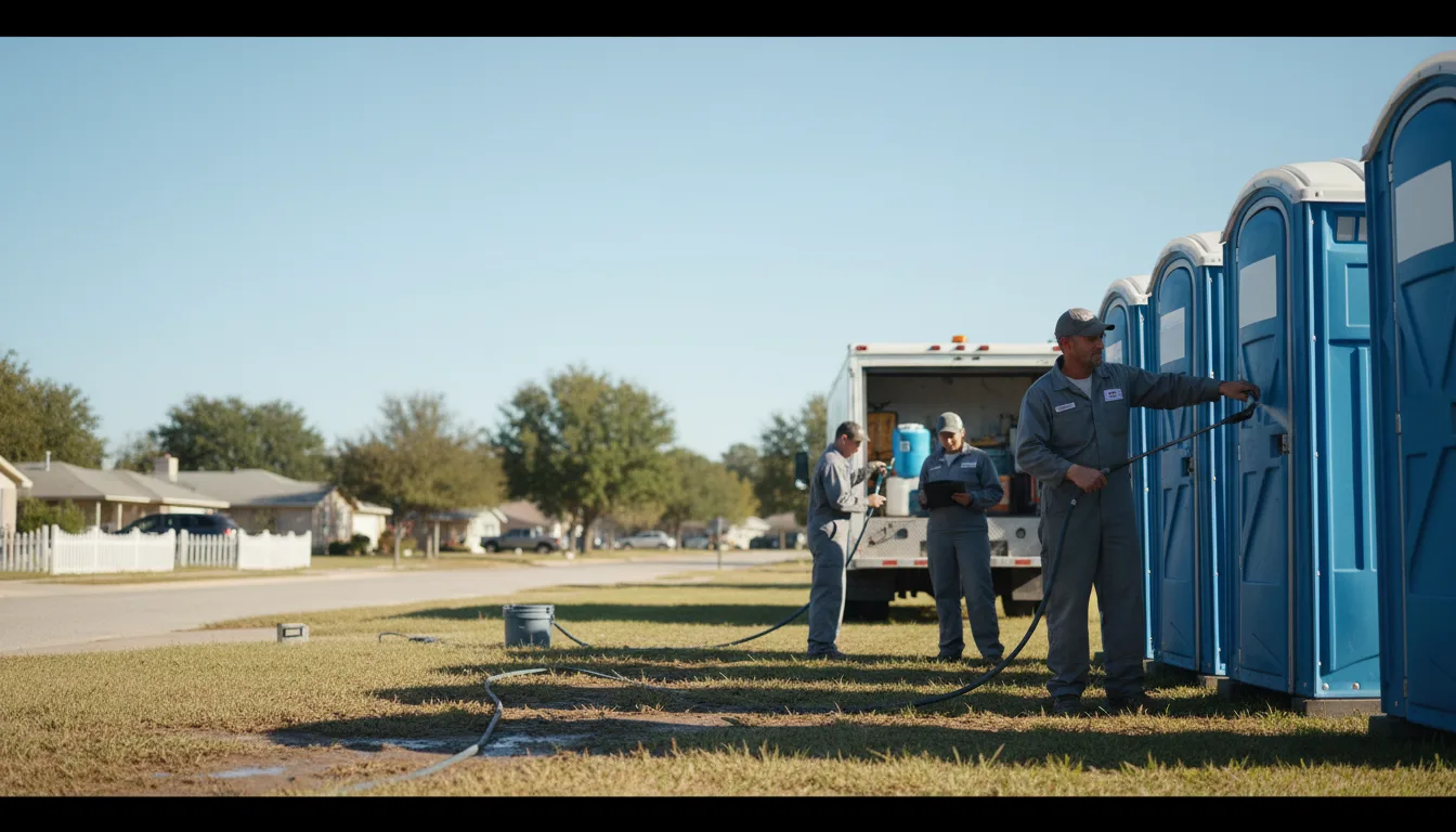 Long-Term Portable Toilet Rental in Vinton, LA near me